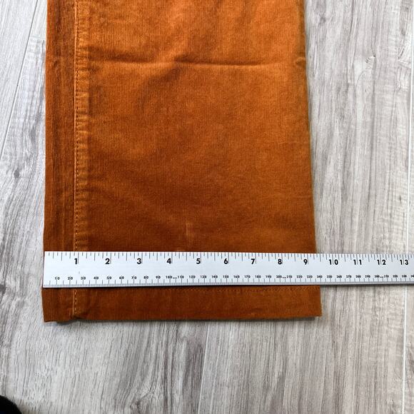 St. John's Bay Womens Mid Rise Wide Leg Corduroy Brown Pant Size 4 - Picture 7 of 12